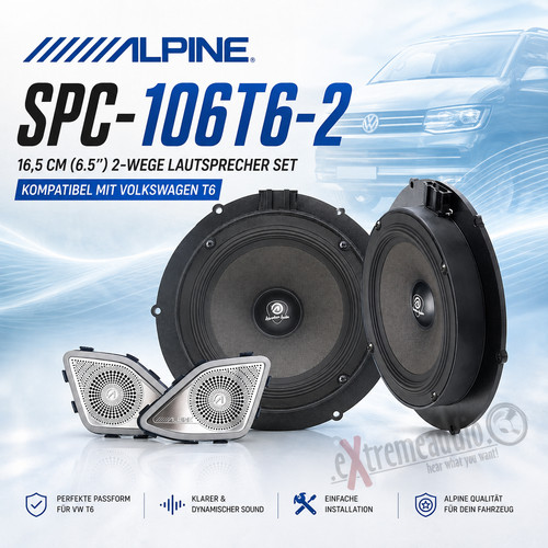 Alpine spc 106t6 5cm - spc-106t6, 16.5cm