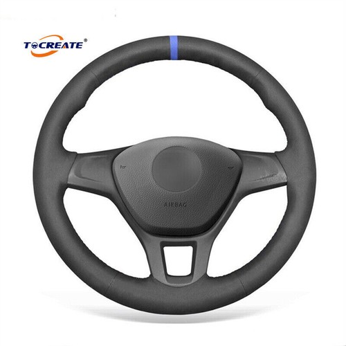 Suede steering wheel cover for - suede,