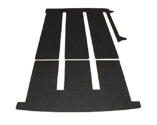 Fußmatte hinten luxus velour - fußmatte,